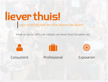 Tablet Screenshot of lieverthuis.info